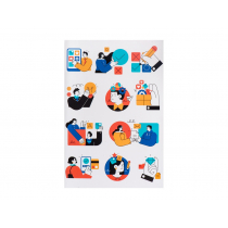 Стикерпак А4 по индивидуальному дизайну