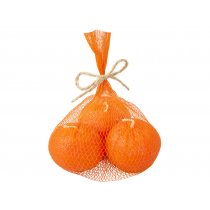 Набор свечей Мандарины в сетке, без аромата