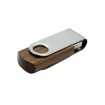 Флешка Twist wood, коричневая Флешка Twist wood, коричневая