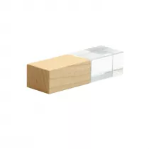 Флешка Кристалл Bamboo с белой подстветкой Флешка Кристалл Bamboo с белой подстветкой