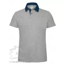 Рубашка поло DNM Forward/men, мужская, серая
