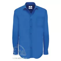 Рубашка Heritage LSL/men, мужская, синяя Рубашка Heritage LSL/men, мужская, синяя