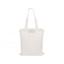 Сумка из хлопка Carryme 140, 140 г/м2, белая Сумка из хлопка Carryme 140, 140 г/м2, белая