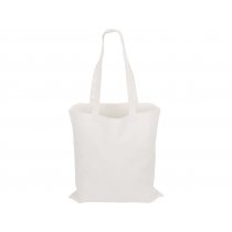 Сумка из хлопка Carryme 140, 140 г/м2, белая Сумка из хлопка Carryme 140, 140 г/м2, белая