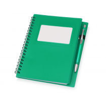 Блокнот Контакт с ручкой, оранжевый