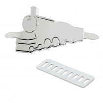 Шильд металлический, поезд