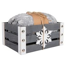 Плед новогодний «Gift» в подарочной коробке