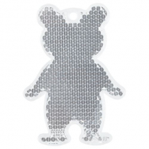 Пешеходный светоотражатель Мишка, оранжевый