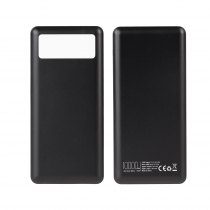 Зарядное устройство Lumos 10000 mAh с фонариком, черное