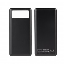 Зарядное устройство Lumos 10000 mAh с фонариком, черное