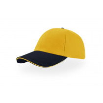Бейсболка Liberty Sandwich Color, бежевая с темно-синим Бейсболка Liberty Sandwich Color, бежевая с темно-синим