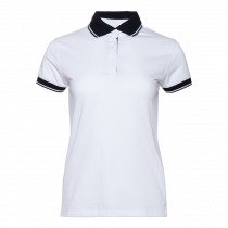 Рубашка поло Stan Contrast W, женская, желтая с черным Рубашка поло Stan Contrast W, женская, желтая с черным