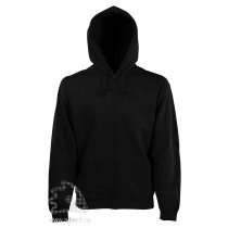 Толстовка Zip Through Hooded Sweat, мужская, Fruit of the Loom, США, красная