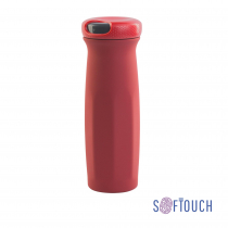 Термостакан Аризона, soft touch, синий
