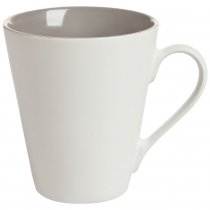 Кружка New Bell, матовая, белая с голубым