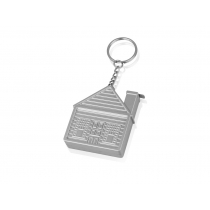 Брелок-рулетка Домик, красный