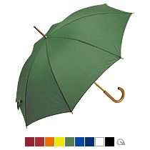 Зонт-трость с деревянной ручкой, полуавтомат