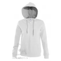 Толстовка Soul Women 290, женская, Sol's, Франция, белая