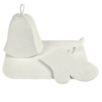 Набор для бани Парилка, серый