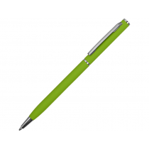 Ручка металлическая шариковая Атриум софт-тач, серая