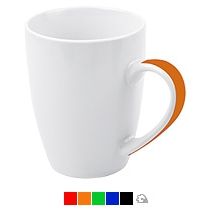 Кружка &laquo;Good Day&raquo; с цветной полосой на ручке