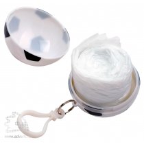 Дождевик в футляре «Футбольный мяч», раскрытый