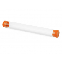 Футляр-туба пластиковый для ручки Tube 2.0, оранжевый