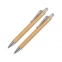 Набор Bamboo: шариковая ручка и механический карандаш