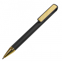 Ручка шариковая GLOSSY GOLD, синяя