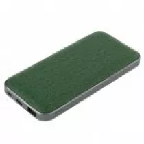 Внешний аккумулятор, Tweed PB, 10000 mah, зеленый Внешний аккумулятор, Tweed PB, 10000 mah, зеленый