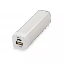 Портативное зарядное устройство Ангра, 2200 mAh, белое Портативное зарядное устройство Ангра, 2200 mAh, белое