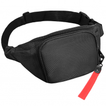 Поясная сумка SPLIT TO GO, черная с желтым