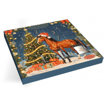 Адвент календарь на 12 плиток темного шоколада