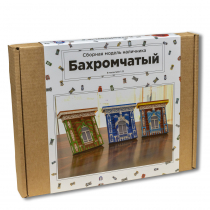 Сборная модель наличника Бахромчатый Костромской области