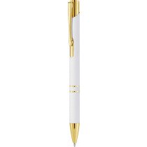 Ручка KOSKO SOFT GOLD MIRROR, белая