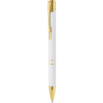 Ручка KOSKO SOFT GOLD MIRROR, белая