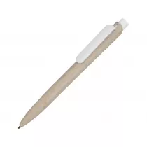 Ручка шариковая ECO W из пшеничной соломы, ярко-зеленая Ручка шариковая ECO W из пшеничной соломы, ярко-зеленая