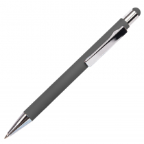 Ручка шариковая FACTOR TOUCH со стилусом, серая Ручка шариковая FACTOR TOUCH со стилусом, серая