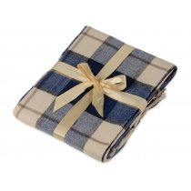 Плед акриловый Tartan, синий