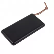 Универсальное зарядное устройство «STRAP» 10000mAh, черное Универсальное зарядное устройство «STRAP» 10000mAh, черное