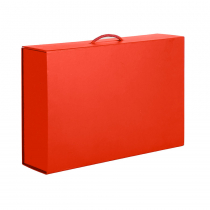 Коробка складная подарочная, красная
