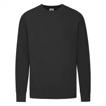 Свитшот без начеса LIGHTWEIGHT SET-IN SWEAT 240, мужской, черный Свитшот без начеса LIGHTWEIGHT SET-IN SWEAT 240, мужской, черный