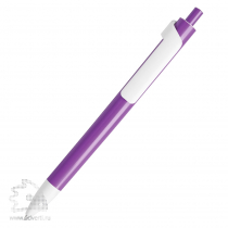 Шариковая ручка «Forte» с белым клипом Lecce Pen Шариковая ручка «Forte» с белым клипом Lecce Pen