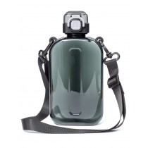 Фляга для воды с плечевым ремнем в комплекте Grey