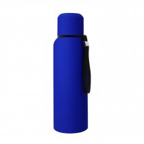 Термос Travel софт-тач, синий