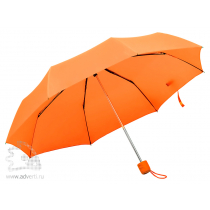 Зонт складной Foldi, механический, оранжевый