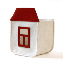 Многофункциональный домик-органайзер, авторский дизайн, красный