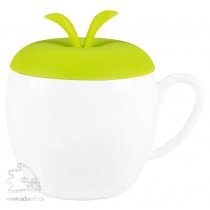 Кружка «Яблочко» с силиконовой крышкой