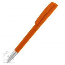 Ручка с флеш-картой USB 8GB «Turnussoftgrip M» Klio Eterna, оранжевая