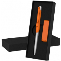 Набор ручка Skil + флеш-карта Case 8 Гб в футляре, оранжевый